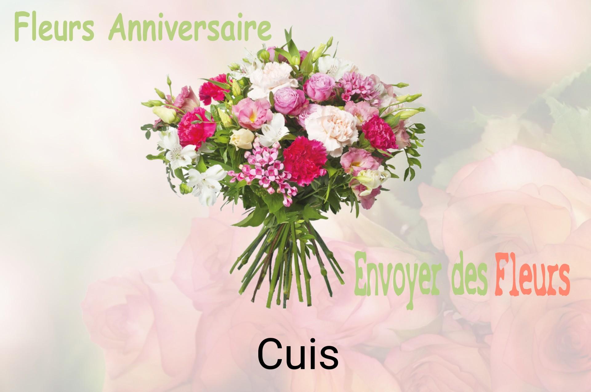Bouquet de fleurs d’anniversaire livré à Cuis